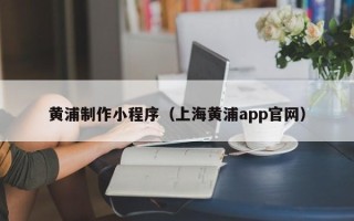 琼中黄浦制作小程序（上海黄浦app官网）